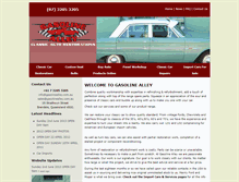 Tablet Screenshot of gasolinealley.com.au